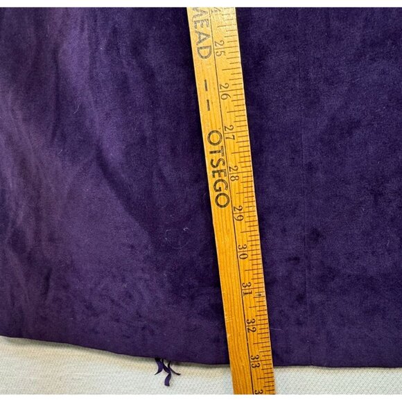 Norton McNaughton Womans Stretch Skirt 18W Purple Fringe Detail - Picture 8 of 9